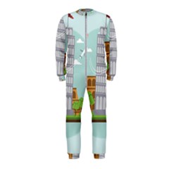 Roma-landmark-landscape-italy-rome Onepiece Jumpsuit (kids) by Sudhe