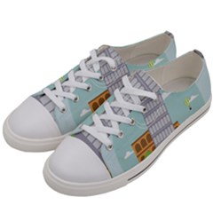 Roma-landmark-landscape-italy-rome Women s Low Top Canvas Sneakers