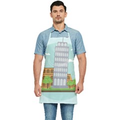 Roma-landmark-landscape-italy-rome Kitchen Apron by Sudhe