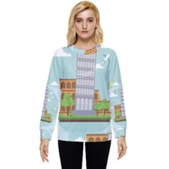 Roma-landmark-landscape-italy-rome Hidden Pocket Sweatshirt by Sudhe