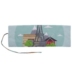 Paris-france-french-europe-travel Roll Up Canvas Pencil Holder (m) by Sudhe