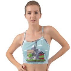 Paris-france-french-europe-travel Mini Tank Bikini Top by Sudhe