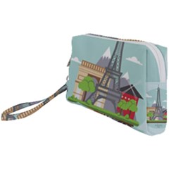 Paris-france-french-europe-travel Wristlet Pouch Bag (small) by Sudhe