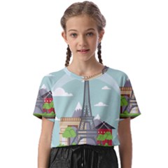 Paris-france-french-europe-travel Kids  Basic Tee by Sudhe