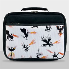 Dragon-phoenix-fire-bird-ancient Lunch Bag by Sudhe