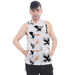 Dragon-phoenix-fire-bird-ancient Men s Sleeveless Hoodie by Sudhe