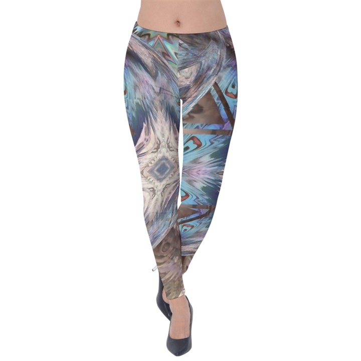 Tribal Pop Velvet Leggings