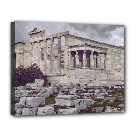 Erechtheum Temple, Athens, Greece Canvas 14  X 11  (stretched) by dflcprintsclothing