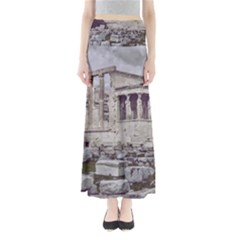 Erechtheum Temple, Athens, Greece Full Length Maxi Skirt