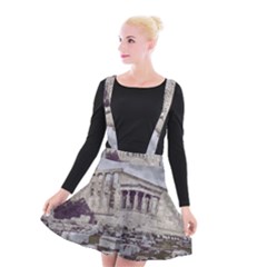 Erechtheum Temple, Athens, Greece Suspender Skater Skirt