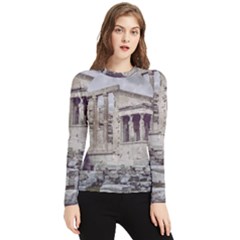 Erechtheum Temple, Athens, Greece Women s Long Sleeve Rash Guard