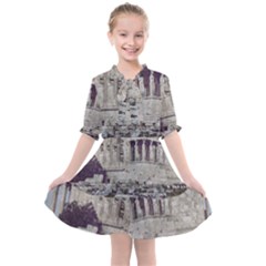 Erechtheum Temple, Athens, Greece Kids  All Frills Chiffon Dress