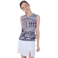 Erechtheum Temple, Athens, Greece Women s Sleeveless Sports Top by dflcprintsclothing