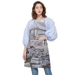 Erechtheum Temple, Athens, Greece Pocket Apron by dflcprintsclothing