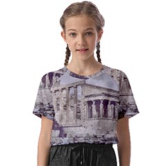 Erechtheum Temple, Athens, Greece Kids  Basic Tee