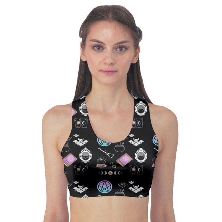 Pastel Goth Witch Sports Bra