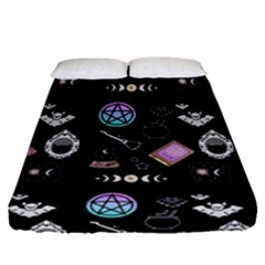 Pastel Goth Witch Fitted Sheet (queen Size) by NerdySparkleGoth