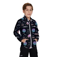 Pastel Goth Witch Kids  Windbreaker by NerdySparkleGoth