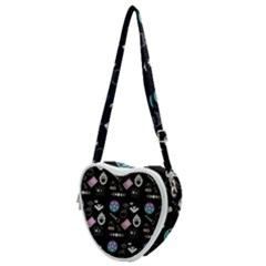 Pastel Goth Witch Heart Shoulder Bag by NerdySparkleGoth