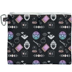 Pastel Goth Witch Canvas Cosmetic Bag (xxxl) by NerdySparkleGoth