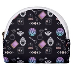 Pastel Goth Witch Horseshoe Style Canvas Pouch