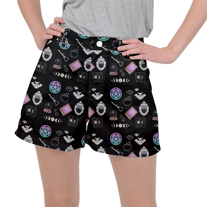 Pastel Goth Witch Ripstop Shorts