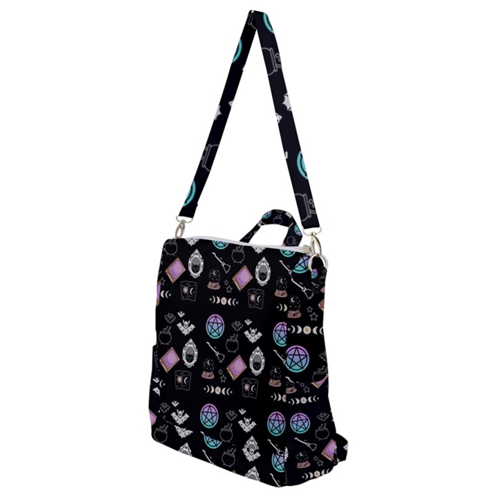 Pastel Goth Witch Crossbody Backpack