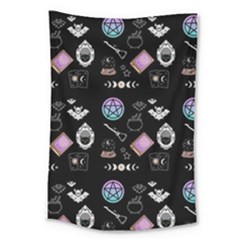 Pastel Goth Witch Large Tapestry by NerdySparkleGoth