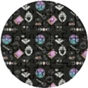 Pastel Goth Witch Wooden Puzzle Round View1