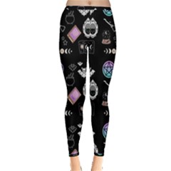 Pastel Goth Witch Inside Out Leggings by NerdySparkleGoth