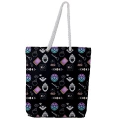 Pastel Goth Witch Full Print Rope Handle Tote (large) by NerdySparkleGoth