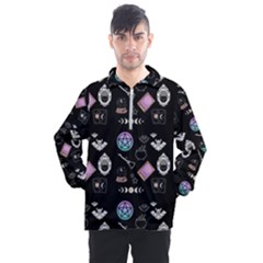 Pastel Goth Witch Men s Half Zip Pullover by NerdySparkleGoth