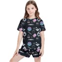 Pastel Goth Witch Kids  Tee and Sports Shorts Set View1