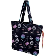 Pastel Goth Witch Drawstring Tote Bag by NerdySparkleGoth