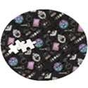 Pastel Goth Witch Wooden Puzzle Round View3