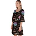 Pastel Goth Witch Velour Kimono Dress View2