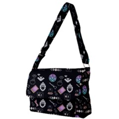 Pastel Goth Witch Full Print Messenger Bag (l) by NerdySparkleGoth