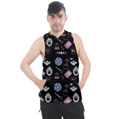 Pastel Goth Witch Men s Sleeveless Hoodie by NerdySparkleGoth