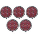 50s Red Mini Round Pill Box (Pack of 5) View1