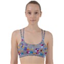 80s and 90s School Pattern Line Them Up Sports Bra View1