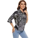 Alien Deco Women s Quarter Sleeve Pocket Shirt View2