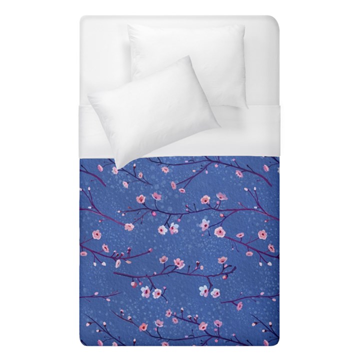 Branches With Peach Flowers Duvet Cover (Single Size)