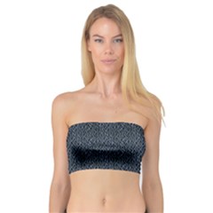 Blue Stripes On Dark Background Bandeau Top by SychEva