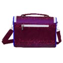 Red Splashes On Purple Background Satchel Shoulder Bag View3