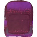 Red Splashes On Purple Background Full Print Backpack View1