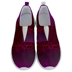 Red Splashes On Purple Background No Lace Lightweight Shoes by SychEva