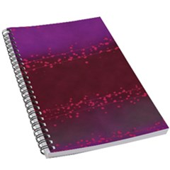 Red Splashes On Purple Background 5 5  X 8 5  Notebook by SychEva