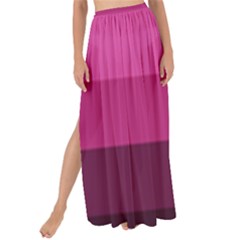 Pink Gradient Stripes Maxi Chiffon Tie-up Sarong by Dazzleway