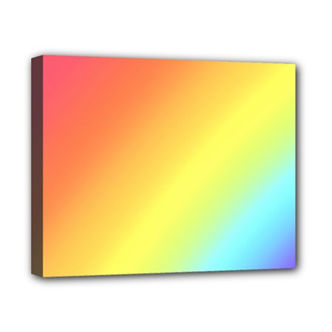 Rainbow Gradient  Canvas 10  X 8  (stretched) by Dazzleway