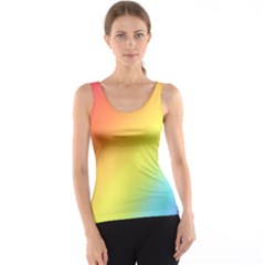 Rainbow Gradient  Tank Top by Dazzleway